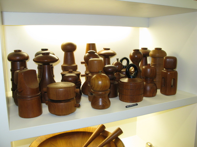 Dansk pepper mills at the Paul Smith San Francisco store.