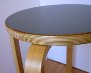 Detail of new laminate top